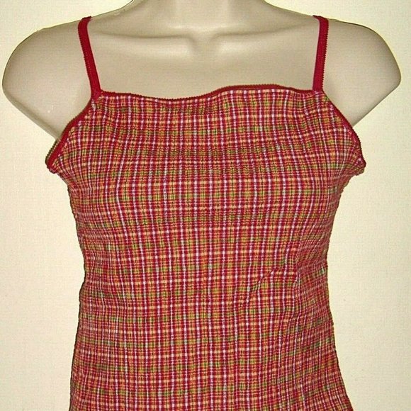 Vintage rare madras very stretchy elastic top - Picture 8 of 11